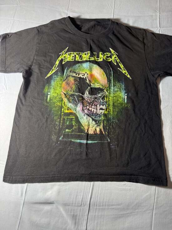 Metallica Tops - Metallica Green Skull Graphic Band T-Shirt